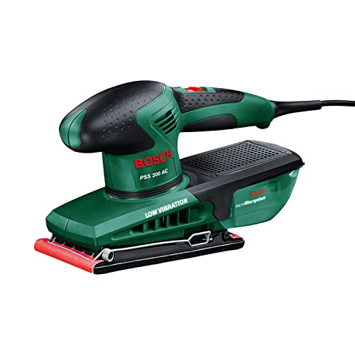 Bosch Schwingschleifer PSS 300 AE (250 W, Schwingzahl 14.000-24.000 min-1, Schleiffläche rechteckig 262 cm² (114 x 230 mm)) von Bosch