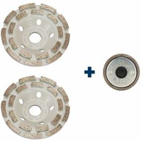 2x Diamanttopfscheibe Expert for Concrete 125 mm + Schnellspannmutter - Bosch von Bosch