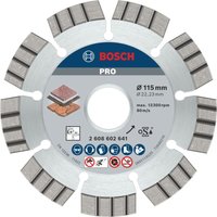 Bosch - pro Multi Material Diamanttrennscheibe, 115 x 22,23 x 2,2 mm von Bosch