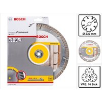 Bosch - Diamanttrennscheibe Standard for Universal, 230 x 22,23 x 2,6 x 10 mm, 10er-Pack 2608615065 von Bosch