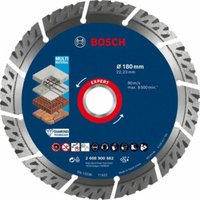 Bosch EXPERT MultiMaterial Diamanttrennscheiben 180 x 22,23 x 2,4 x 12mm für große Winkelschleifer mit Spannmutter von Bosch