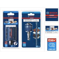 Bosch expert Tough Material Lochsägen Starter Set 51 x 60 mm Carbide ( 2608900427 ) Universal + Power Change Adapter ( 2608900526 ) von Bosch Professional