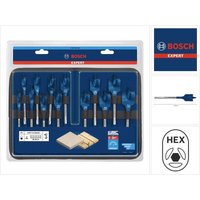 Bosch - expert SelfCut Speed Flachfräsbohrer-Set, 10/12/13/14/16/18/20/22/24/25/28/30/32 von Bosch