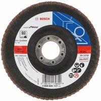 Bosch Fächerschleifscheibe X551, Expert for Metal, gewinkelt, 125 x 22,23 mm, 60, Glas Bosch Fächerschleifscheibe X551, Expert for Metal, gewinkelt, 125 x 22,23 mm, 60, Glas von Bosch