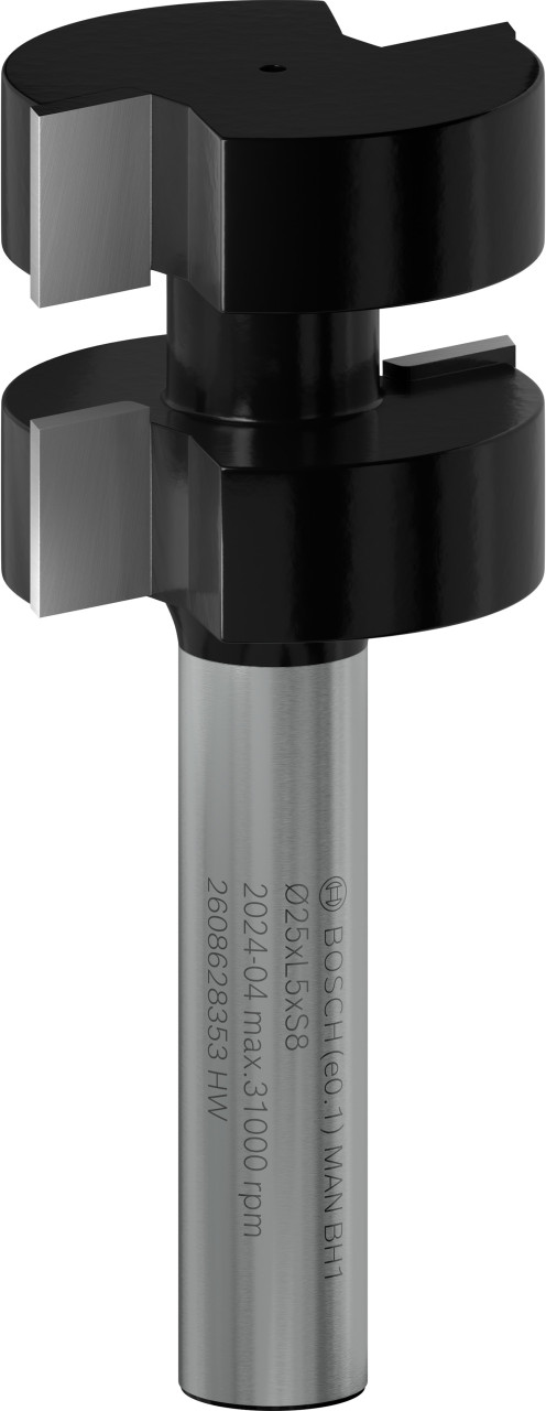 Bosch Federfräser 8 mm D1 25 mm L 5 mm G 58 mm von Bosch