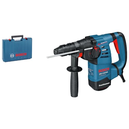 Bosch Professional Bohrhammer GBH 3-28 DRE (inkl. Zusatzhandgriff, Tiefenanschlag 210mm, Fetttube, Maschinentuch, Handwerkoffer) von Bosch Professional