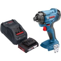 Bosch GDR 18V-160 Professional Akku Drehschlagschrauber 18 V 160 Nm 1/4" + 1x Akku 2,0 Ah + Ladegerät von Bosch