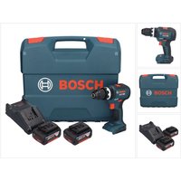 Bosch GSB 18V-55 Professional Akku Schlagbohrschrauber 18 V 55 Nm Brushless + 2x Akku 5,0 Ah + Ladegerät + Koffer von Bosch