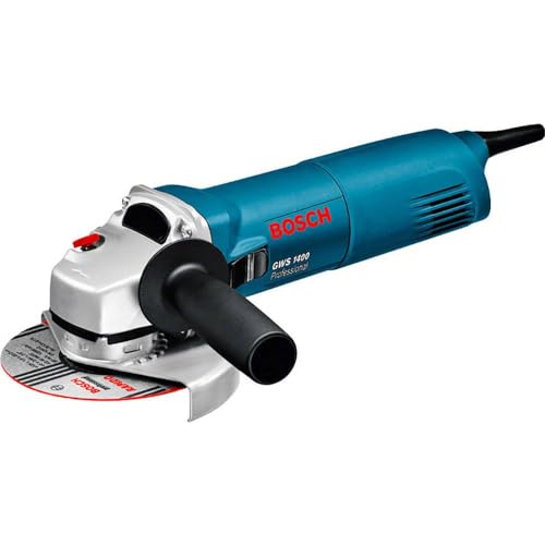 Bosch Professional Winkelschleifer GWS 1400 (Leistung 1.400-W-Motor, 125mm Scheiben-Ø, inkl. Aufnahmeflansch, Schutzhaube, Spannmutter, Zweilochschlüssel) Bosch Professional Winkelschleifer GWS 1400 (Leistung 1.400-W-Motor, 125mm Scheiben-Ø, inkl. Aufnahmeflansch, Schutzhaube, Spannmutter, Zweilochschlüssel) von Bosch Professional