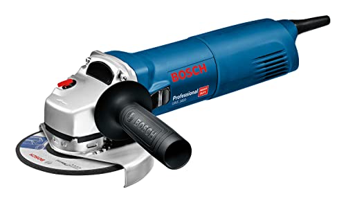 Bosch Professional Winkelschleifer GWS 1400 (Leistung 1.400-W-Motor, 125 mm Scheiben-Ø, Aufnahmeflansch, Schutzhaube, Spannmutter, Zweilochschlüssel, im Karton) von Bosch Professional