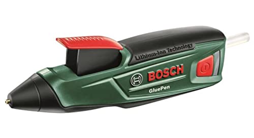 Bosch Home and Garden Akku Heißklebepistole GluePen (Micro-USB-Ladegerät, 4x Klebestick Ultrapower, 3,6 Volt, im Karton), Grün, 11 x 6,5 x 29,5 cm von Bosch Home and Garden