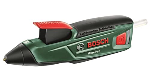 Bosch Home and Garden Akku Heißklebepistole GluePen (Micro-USB-Ladegerät, 4x Klebestick Ultrapower, 3,6 Volt, im Karton), Grün, 11 x 6,5 x 29,5 cm von Bosch