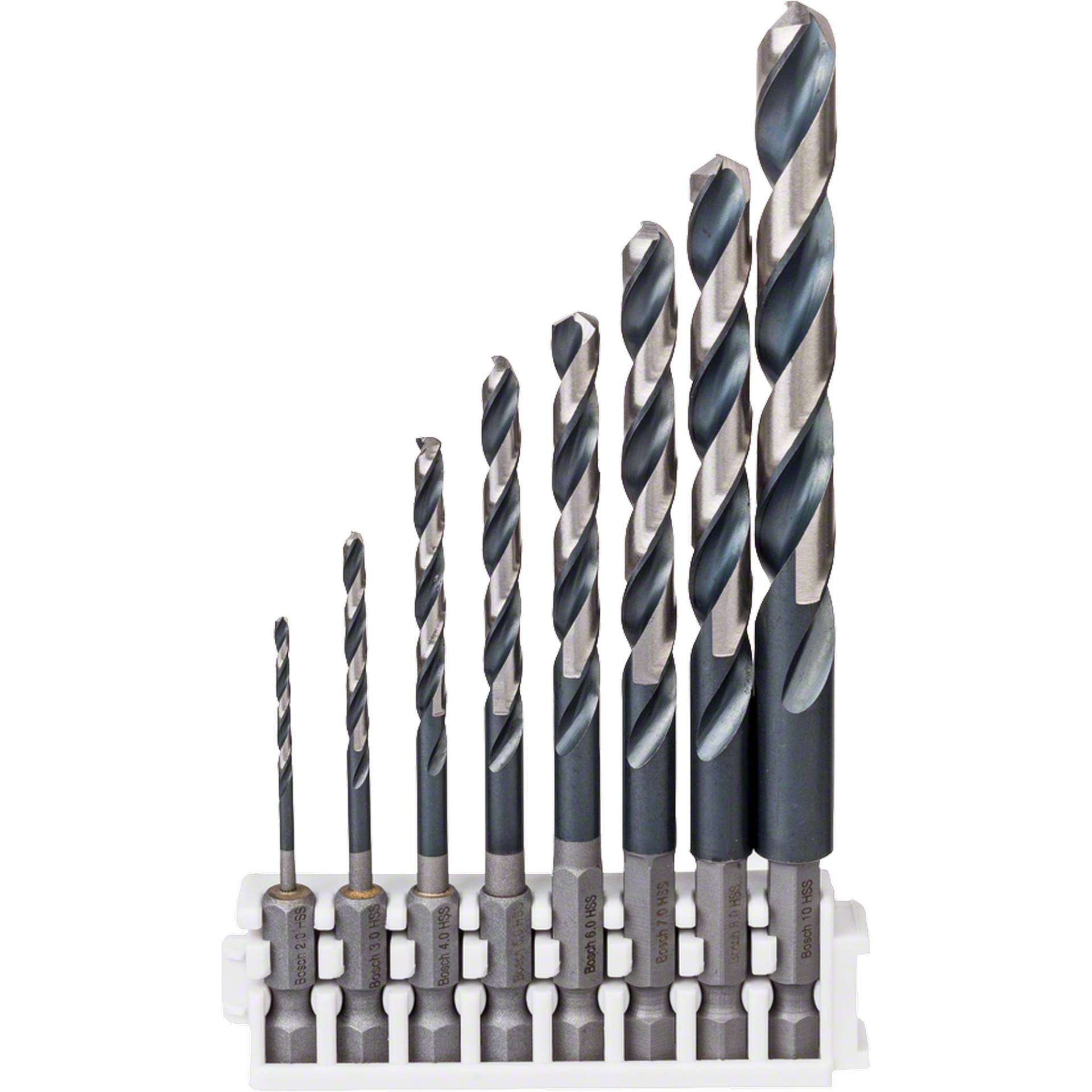 Bosch HSS-Bohrerset 'Pro Impact Control' 8-teilig, Ø 2-10 mm Bosch HSS-Bohrerset 'Pro Impact Control' 8-teilig, Ø 2-10 mm von Bosch