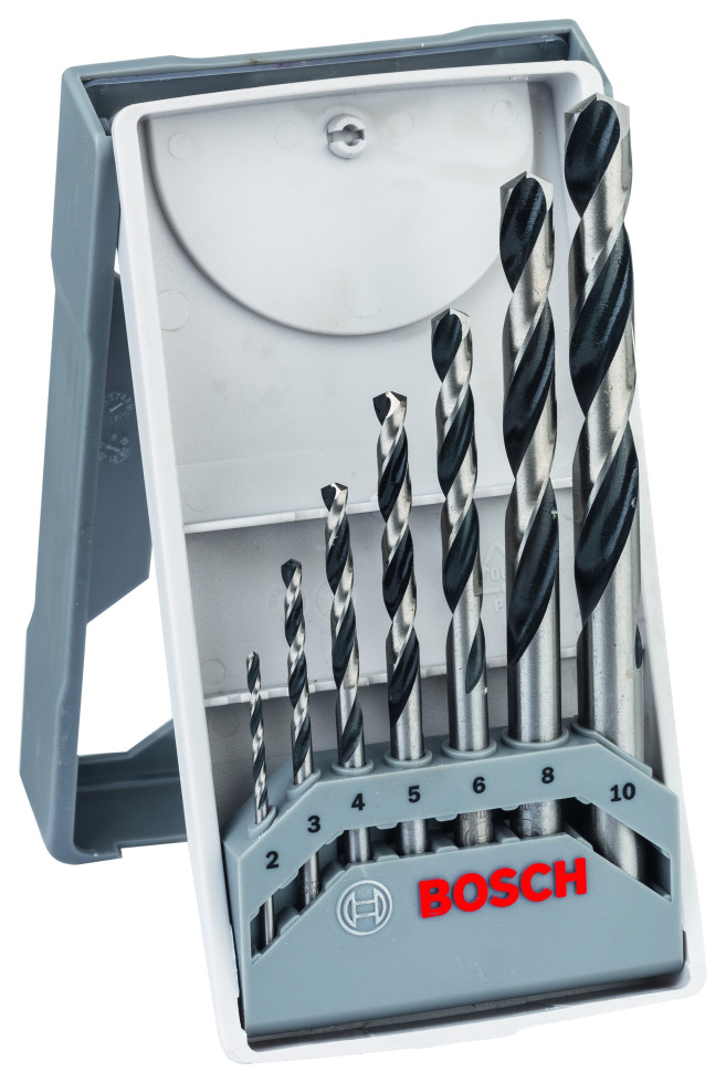 Bosch HSS-Spiralbohrer-Set, PointTeQ 7-teilig Mini-X-Line Bosch HSS-Spiralbohrer-Set, PointTeQ 7-teilig Mini-X-Line von Bosch