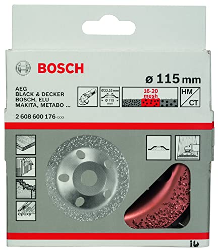 Bosch Accessories Professional 1x Carbide Topfscheibe (Mittel, Flach, Ø 115 mm, M14, Zubehör Winkelschleifer) von Bosch Accessories