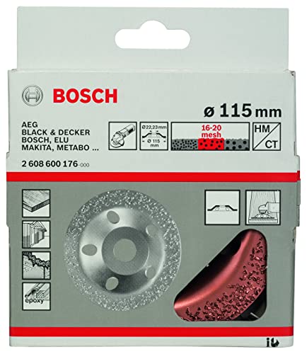 Bosch Professional 1x Carbide Topfscheibe (Mittel, Flach, Ø 115 mm, M14, Zubehör Winkelschleifer) von Bosch