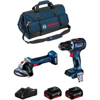 Bosch - Kit BK2019BAG (gsr 18V-90 c + gws 18V-7 + 2 x 5,0 Ah + GAL18V-40 + hdbag) von Bosch