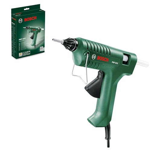 Bosch Klebepistole PKP 18 E (1x extralange Düse, Schmelzkleber, 240 Volt) von Bosch Professional