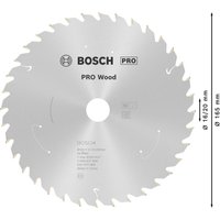BOSCH Standard for Wood Kreissägeblatt 1 St. von Bosch