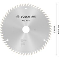 BOSCH Optiline Wood Kreissägeblatt 1 St. von Bosch