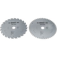 Bosch PRO Wood Kreissägeblatt-Set für Akku, 2er Pack, 165 x 20 mm Bosch PRO Wood Kreissägeblatt-Set für Akku, 2er Pack, 165 x 20 mm von Bosch