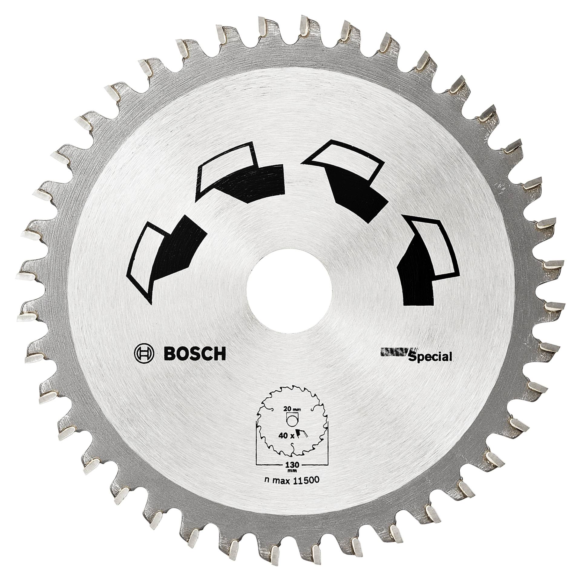 Bosch Kreissägeblatt 'Special' 40 Zähne Ø 130 mm Bosch Kreissägeblatt 'Special' 40 Zähne Ø 130 mm von Bosch