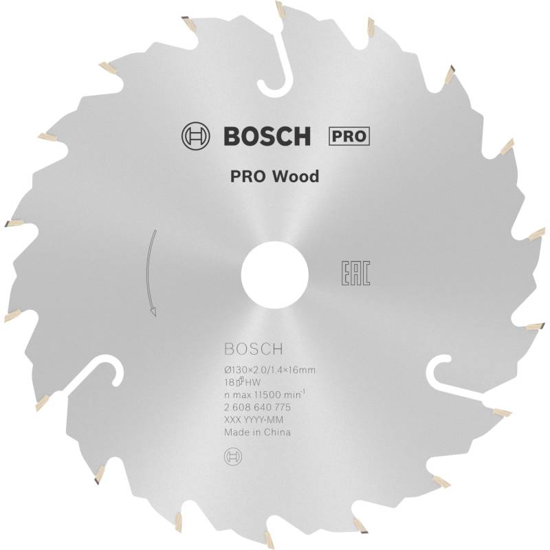 Bosch Kreissägeblatt Speedline Wood 130 mm x 16 mm x 2 mm von Bosch PRO
