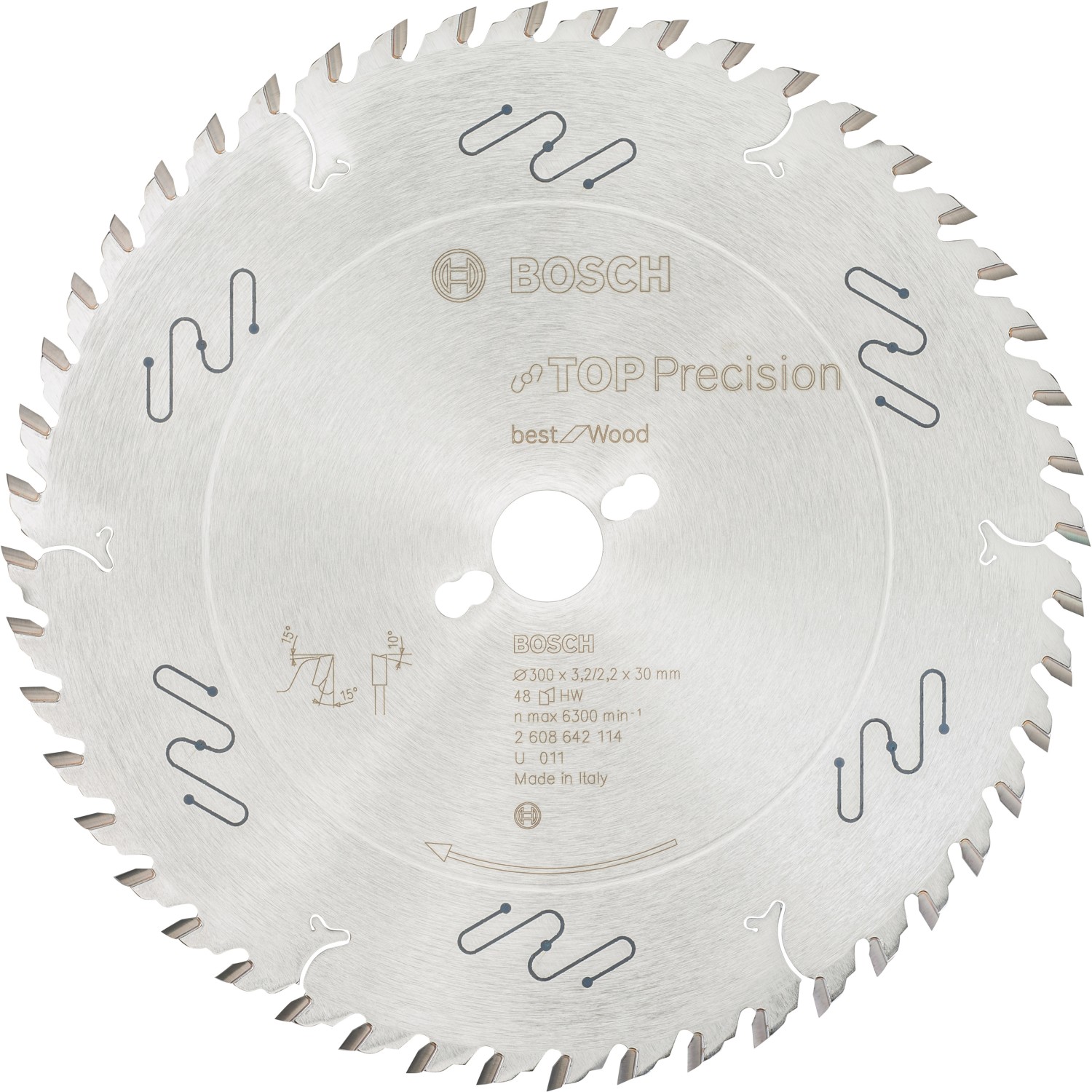 Bosch Kreissägeblatt Top Precision Best for Wood 300 x 30 x 3,2 mm 48 Zähne Bosch Kreissägeblatt Top Precision Best for Wood 300 x 30 x 3,2 mm 48 Zähne von Bosch