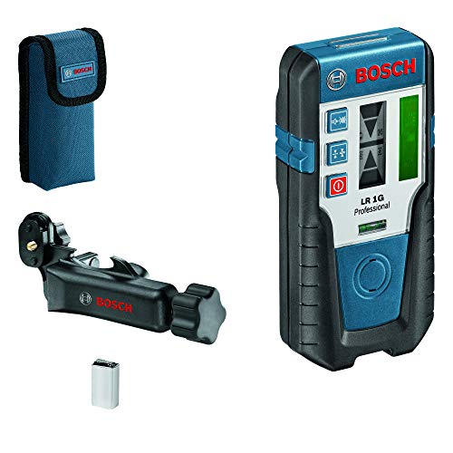 Bosch Professional Laser-Empfänger LR 1 G (grüner Strahl, 1x 9-V-Batterie, Reichweite: 0–200 m), 601069700 von Bosch Professional