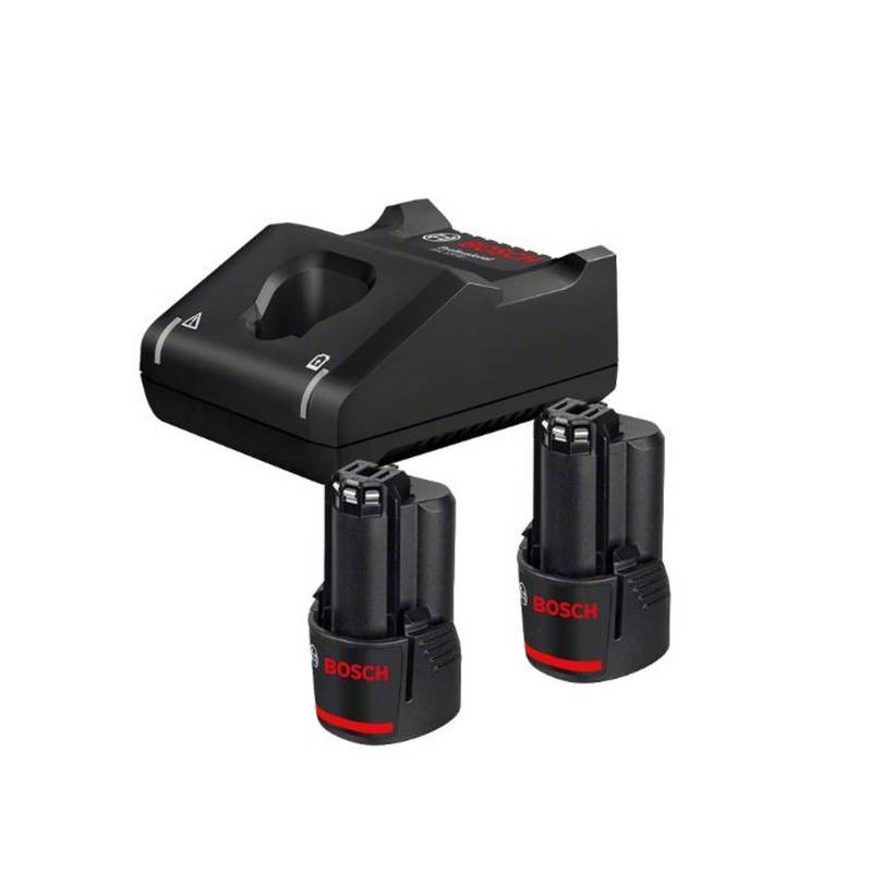 Bosch Akku-Set 'Professional' AL 1130 CV GBA 12 V mit Ladegerät und 2 Akkus von Bosch