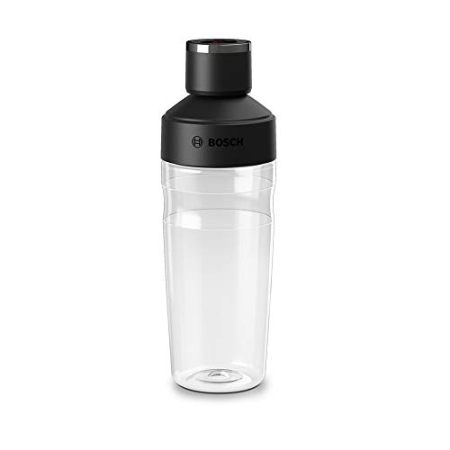 Bosch Vakuum ToGo-Flasche MMZV0BT1, Tritan, BPA-frei, bruchsicher, geruchsneutral, geschmacksneutral, 500ml, spülmaschinengeeignet, Zubehör für VitaPower Serie 8 und OptiMUM von Bosch Hausgeräte