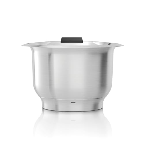 Bosch Edelstahl-Rührschüssel MUZS2ER, 3,8 Liter, spülmaschinengeeignet, robust, lebensmittelecht, passend für MUM Serie 2 Küchenmaschine von Bosch