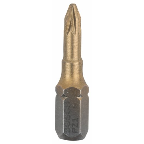 Bosch Accessories Bosch Professional Bit Max Grip für Pozidriv-Kreuzschlitzschrauben (PZ1, Länge: 25 mm, 3 Stück) von Bosch Accessories