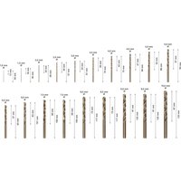 BOSCH Metallbohrer-Set Pro Box HSS-Cobalt-Legierung 19-teilig von Bosch