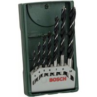 Bosch - Accessories 2607019580 Holz-Spiralbohrer-Set 7teilig 3 mm, 4 mm, 5 mm, 6 mm, 7 mm, 8 mm, 10 mm von Bosch