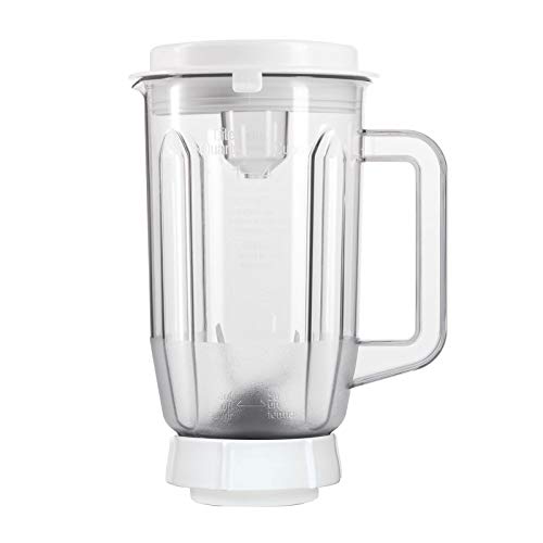 Bosch Mixer-Aufsatz MUZ4MX2, 2,0 Liter, Kunststoff, Tritan, perfekt für Smoothies und Cocktails, bruchsicher, geschmacksneutral, spülmaschinengeeignet, passend für MUM4 Küchenmaschine von Bosch