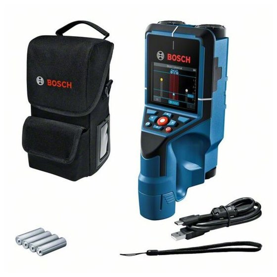 Bosch - Ortungsgerät Wallscanner D-tect 200 C mit 4x 1,5 V-LR6-Batterie (AA) von Bosch