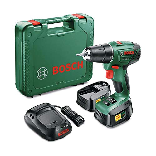 Bosch PSR 1800 LI-2 Bohrmaschine, ohne Schlüssel, Grün, 1,2 kg Bosch PSR 1800 LI-2 Bohrmaschine, ohne Schlüssel, Grün, 1,2 kg von Bosch