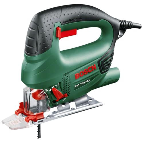 Bosch Stichsäge PST 750 PE (530 Watt; Schnitttiefe: 75 mm in Holz, 5 mm in Stahl, 12 mm in Aluminium) von Bosch
