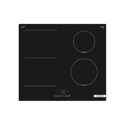 Bosch PVS611BB6E Induktionskochfeld Serie 4, 60 cm, 6900 W, Schwarz von Bosch