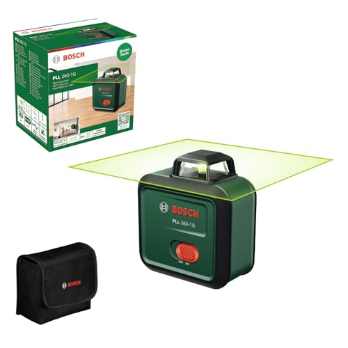 Bosch Linienlaser PLL 360-1G (360° grüner Laser, selbstnivellierend, ±0,4 mm/m Genauigkeit, integrierter Lithium-Ionen-Akku, Laden über USB-C®, im Karton) Bosch Linienlaser PLL 360-1G (360° grüner Laser, selbstnivellierend, ±0,4 mm/m Genauigkeit, integrierter Lithium-Ionen-Akku, Laden über USB-C®, im Karton) von Bosch