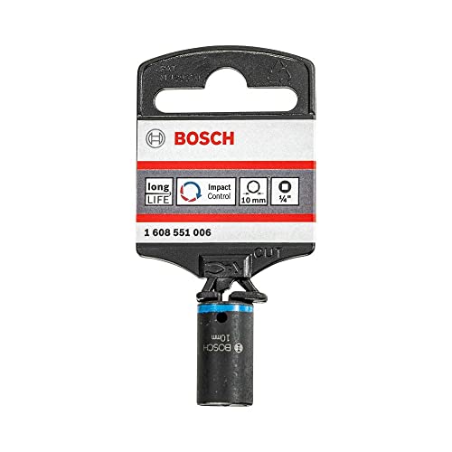 Bosch Professional Steckschlüsseleinsatz mit 1/4"-Innenvierkantaufnahme für Sechskantschrauben (Schlüsselweite: 10 mm) von Bosch Accessories