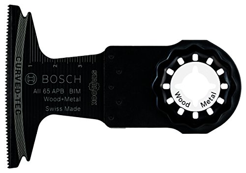 Bosch Professional 1x Tauchsägeblatt AII 65 APB Wood and Metal (für Holz und Metall, 40 x 65 mm, Zubehör Multifunktionswerkzeug) von Bosch Professional