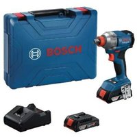 Bosch Professional 18V System-Schrauber de Akku-Schlagschrauber GDX 18V285 (inkl. 2 Batterien GBA 18V 2.0Ah, Ladegerät GAL 18V20, MPP-Koffer) von Bosch