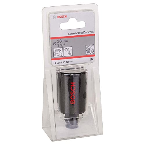 Bosch Professional 1x Diamant-Lochsäge Diamond for Hard Ceramics (für Fliesen, Stein, Ø 38 mm, Zubehör für Schlagbohrer) von Bosch