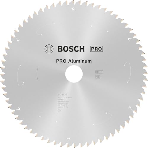 Bosch 1x Kreissägeblatt Standard for Aluminium (für Aluminium, Sägeblatt Ø 254 x 30 mm, 68 Zähne, Professional Zubehör Akku Kreissäge) von Bosch