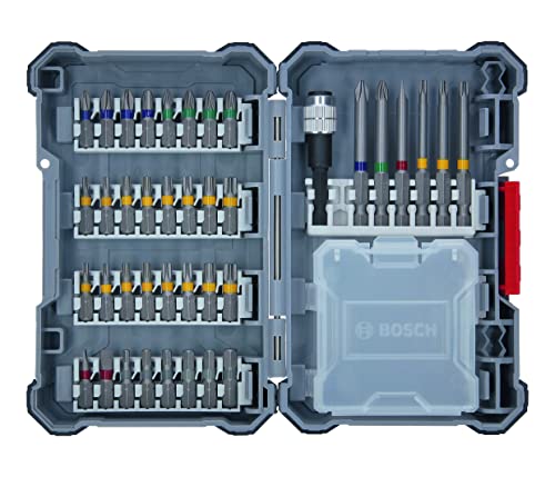 Bosch Professional 40-tlgs. Bohrer Bit Set (Pick and Click, extra harte Schrauber Bits, mit Universalhalter) - Amazon Edition von Bosch