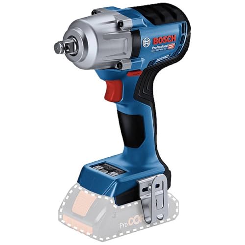 Bosch Professional 18V System Akku Drehschlagschrauber GDS 18V-450 HC (Anziehmoment 450 Nm, Losbrechmoment 800 Nm, inkl. Bluetooth Low Energy Modul GCY 42, L-BOXX, ohne Akku/ Ladegerät) von Bosch Professional