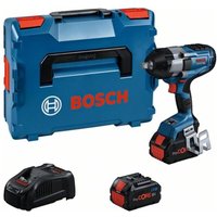 Bosch Akku-Drehschlagschrauber gds 18V-1000 c, incl. 2x Akku ProCORE 8 Ah, Schnellladegerät, l-boxx von Bosch Professional