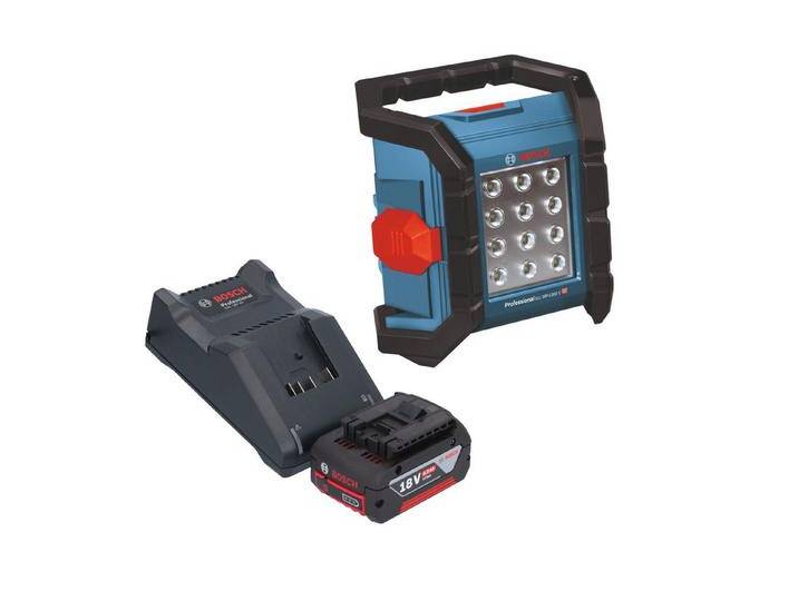 Bosch Professional Baustrahler GLI 18V-1200 C Professional 18 V 1200 lm + 1x Akku 4,0 Ah + Lader Bosch Professional Baustrahler GLI 18V-1200 C Professional 18 V 1200 lm + 1x Akku 4,0 Ah + Lader von Bosch